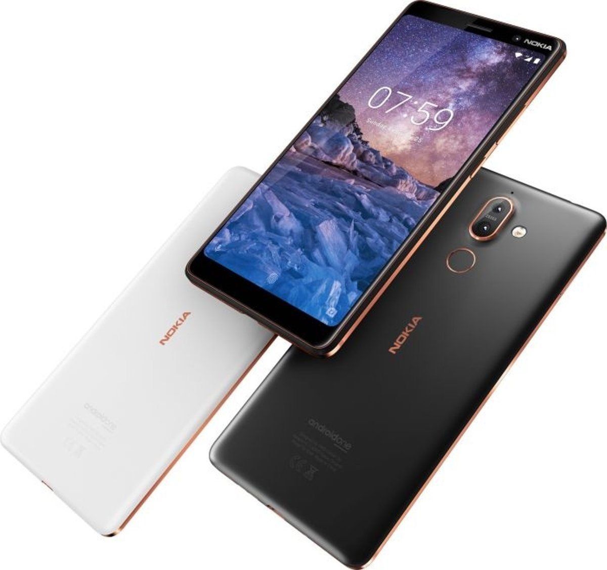 Telefon pintar Nokia 7.1 Plus (Nokia X7) - kebahagiaan yang layak