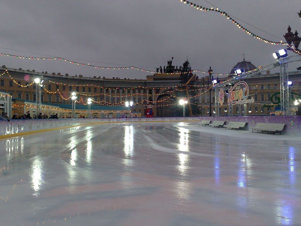 Ladang ais St. Petersburg pada tahun 2024