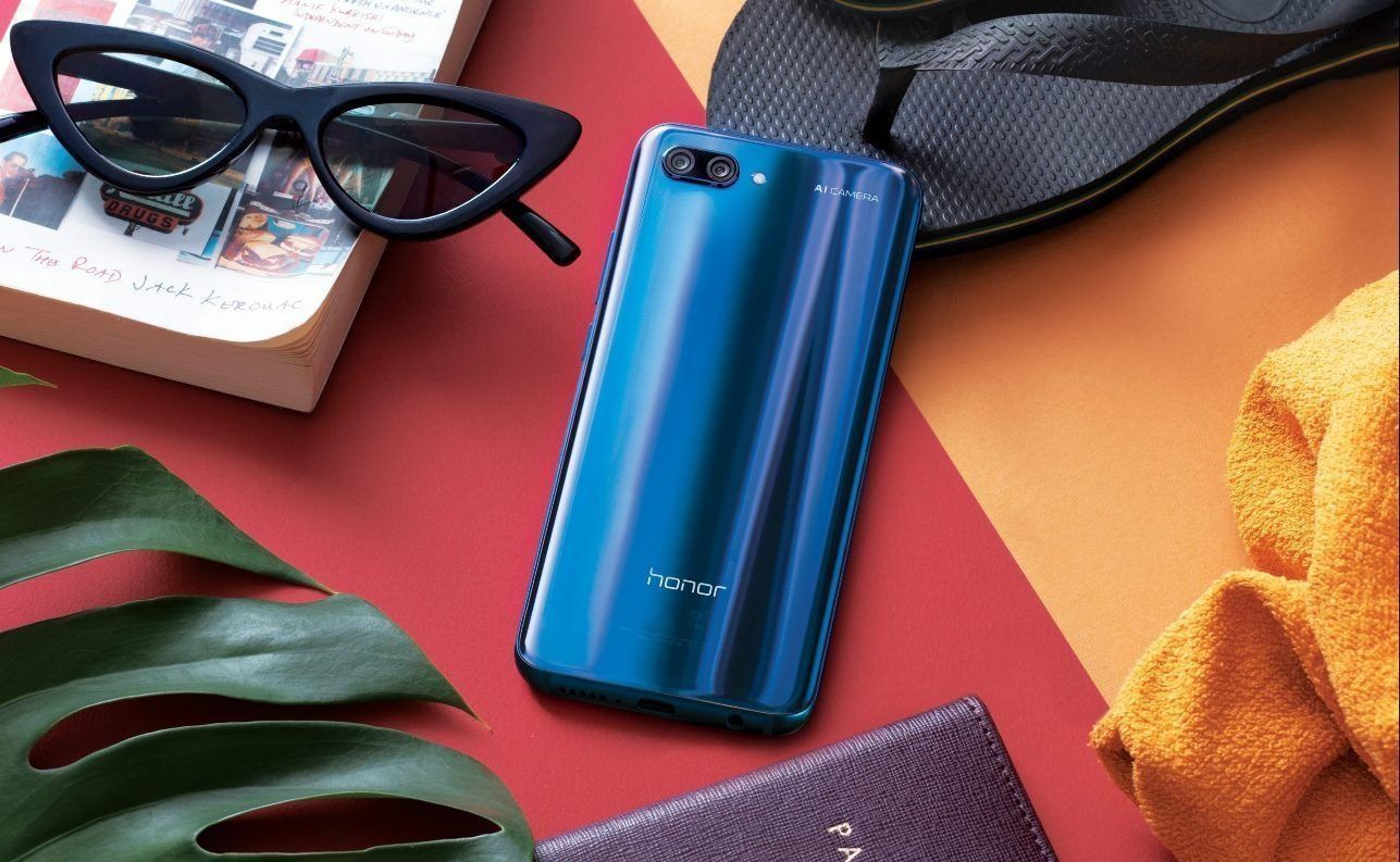 Honor 10 Telefon pintar premium: kebaikan dan keburukan